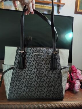 Michael Kors Black Tote with Branded Lining